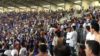 Torcida do Cruzeiro briga no Intervalo do jogo Cruzeiro x Flamengo