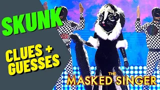 Skunk Performance Clues and Guesses - Masked Singer - Episode 6