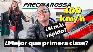 🔴ASI ES EL TREN MAS RAPIDO DE EUROPA (Frecciarossa 1000 Trenitalia) Zorito Y Doug