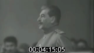 Речь Сталина 1944 г. Новое видео!