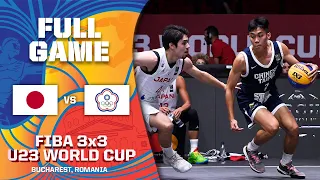 Japan v Chinese Taipei | Men | Full Game | FIBA 3x3 U23 World Cup 2022