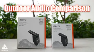 Sony ECM-B10 vs Sony ECM-B1M | Outdoor Audio Comparison