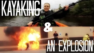 KAYAKING & AN EXPLOSION | Somers In Alaska Vlogs