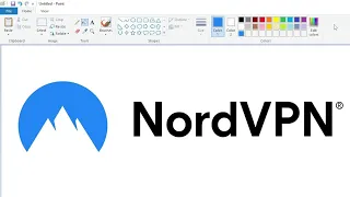 How to draw the NordVPN logo using MS Paint | How to draw on your computer