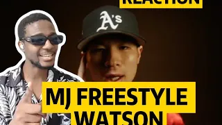 REACTION TO Watson - MJ Freestyle (Official Video)#reaction #japaneserap#jhiphop#frestyle