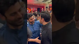 Fawad Khan with Mikaal Zulfikar at the premiere of Money Back Guarantee in Karachi