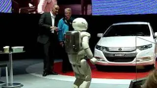 Asimo, a humanoid robot created by Honda