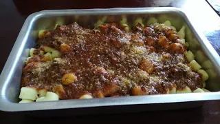 NHOQUE DE BATATAS A BOLONHESA: SEM FARINHA, SEM GLUTEN - RECEITA FÁCIL