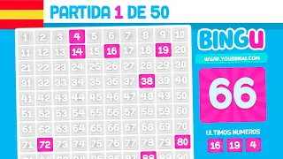 Juega al BINGO EN CASA | BINGO CANTADO EN ESPAÑOL | Vídeo 1 de 50 | Recomienda a tus amigos.