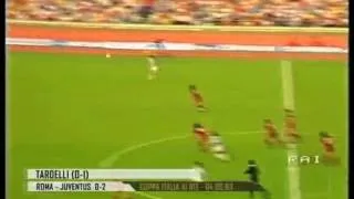 Goal di Tardelli contro la Roma