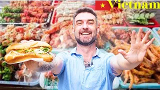 AMAZING STREET FOOD in VIETNAM! Everything I ate in a month compilation 2024