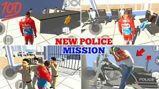 Finally New Police Mission Gameplay | Indian Bikes Driving 3D | New Bike Code | INDIA Game |