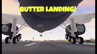 Boeing 777 butter landing in PTFS... (Roblox)