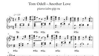 Another love - Tom Odell - Ноты для Фортепиано