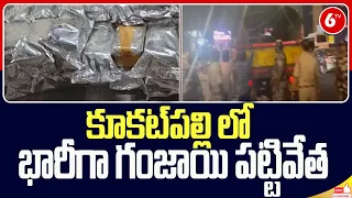 కూకట్‌పల్లి లో భారీగా గంజాయి పట్టివేత | 500Kgs Ganja Seized | 6TV News