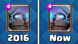 Mini Pekka in 2016 vs Now - Clash Royale