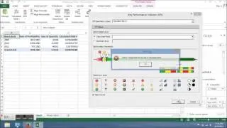 How to create KPI and charts in PowerPivot