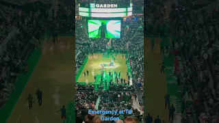 Emergency alerts.  76ERS at Boston Celtics