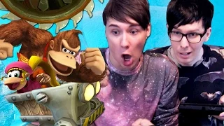 MINECART MANIA - Dan and Phil Play: Donkey Kong Country Tropical Freeze #2