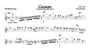 Phil Woods - Caravan (Eb transcription)