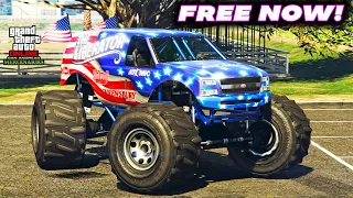 MONSTER Truck Liberator si FREE NOW in GTA 5 Online | Get this Car for FREE!
