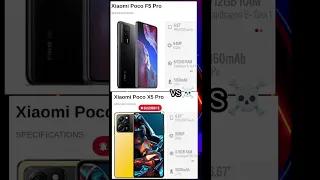 Xiaomi poco F5 pro VS xiaomi poco X5 pro