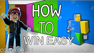 How To Beat Color Or Die Easy Tutorial Roblox