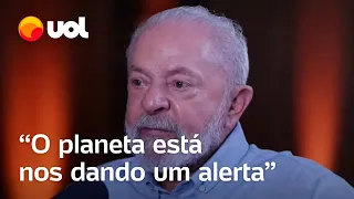 Lula diz que questões climáticas devem ser incluídas no currículo escolar: 'Planeta está alertando'