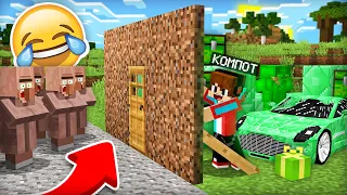 Я ЗАТРОЛЛИЛ ЖИТЕЛЕЙ ПОДАРКОМ В МАЙНКРАФТ | Компот Minecraft