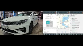 Kia Optima штатный автозапуск с телефона на базе Zont ZTC-300 🔥