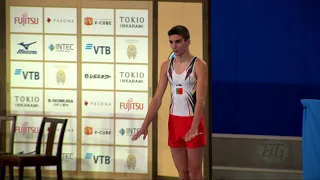 PESO Vasco (POR) M - 2019 Trampoline Worlds, Tokyo (JPN) - Qualification Tumbling R1