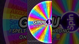 Spinning the Wheel Until Gojo Loses | #gojo #amv #anime #jjk #edit #shorts #fyp #trending #debate