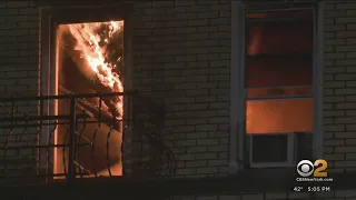 Over 2 dozen families left homeless after West New York apartment fire