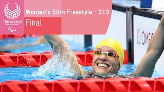 Brazil Make a Splash in Tokyo! 💦 | Women's 50m Freestyle S13 | Final | Tokyo 2020 Paralympic Games