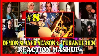 Demon Slayer Season 2 - Kimetsu no Yaiba Yuukaku hen Episode 8 Reaction Mashup