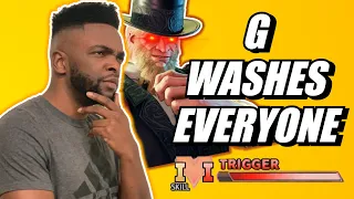 G WASHES EVERYONE!