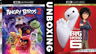 The Angry Birds Movie 2 (2019) / Big Hero 6 (2014) - Ultra HD Blu-ray Unboxing