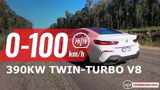 2020 BMW M850i Gran Coupe 0-100km/h & engine sound