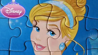 Cinderella Kids Puzzle - Disney Princess Cinderella Puzzle - Puzzle Cinderella and Castle  Kids Toys