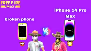 Broken phone vs iPhone 14 pro max lone wolf-insane gameplay 🎮🎮🎮