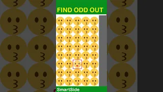 Find The Odd Emoji Out 1 | Spot The Difference | Puzzle Quiz | 90%Fail