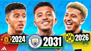 I Played the Career of Jadon Sancho…