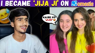 I BEACAME 'JIJA JI' 😅 ON OMEGLE | SELFMADE VANSH #omegle #omeglefunny #trending