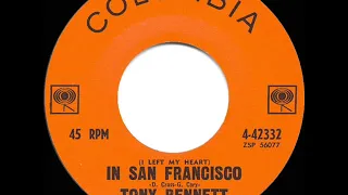 1962 HITS ARCHIVE: I Left My Heart In San Francisco - Tony Bennett