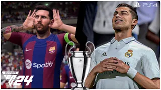 FC 24 - Barcelona vs Real Madrid | Messi Vs Ronaldo | | UCL Final | PS4 Slim Gameplay [1080P 60fps ]