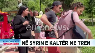 Në Syrin e Kaltër turistët shkojnë me tren / Gazetarja Anxhela Lushkaj flet për risinë e këtij viti