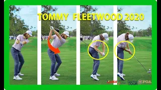 2020 유럽투어 최강자 "토미 플릿우드" 파워임팩트 드라이버 샷, 슬로모션Tommy Fleetwood Powerful Driver swing in Slow-Mo 2020-2019