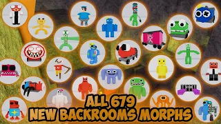 [ALL] How to get ALL 679 NEW BACKROOMS MORPHS | Roblox