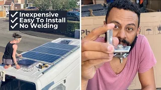 DIY Unistrut Roof Rack | Sprinter Solar Panel Mount | Van Conversion