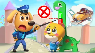 Amusement Rides Safety🎢| Safety Cartoon | Detective Cartoon | Kids Cartoon | Sheriff Labrador